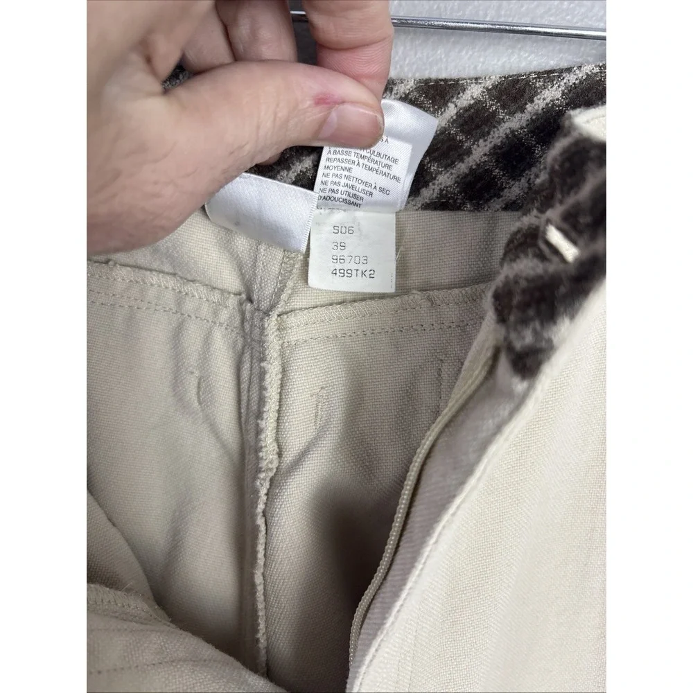 North‎ Face Size 38 Tan Pants Cargo Pocket Hook Loop Tekwear Technology Heavy